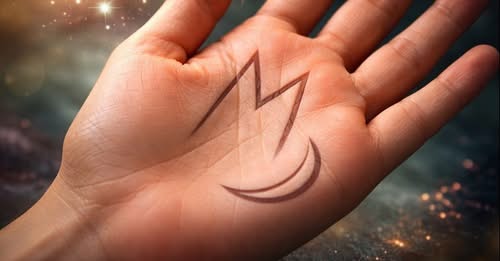 Here’s what the letter ‘M’ and the crescent moon on the palm of your hand truly signify