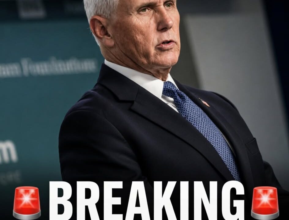 MIKE PENCE BREAKS DOWN IN TEARS DURING SHOCKING ANNOUNCEMENT…