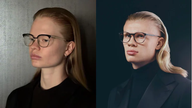 Russian Model’s Uncanny Resemblance To Footballer Erling Haaland Leaves Internet Stunned..